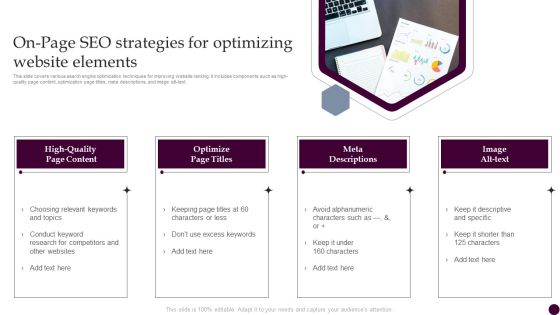 On Page Seo Strategies For Optimizing Website Elements Strategies For Acquiring Consumers Background PDF On Page Seo Strategies For Optimizing Website Elements Strategies For Acquiring Consumers Background PDF