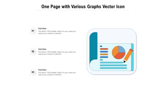 One Page With Various Graphs Vector Icon Ppt PowerPoint Presentation Gallery Graphics PDF One Page With Various Graphs Vector Icon Ppt PowerPoint Presentation Gallery Graphics PDF