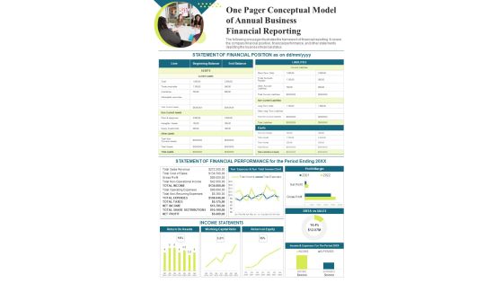 One Pager Conceptual Model Of Annual Business PDF Document PPT Template One Pager Conceptual Model Of Annual Business PDF Document PPT Template