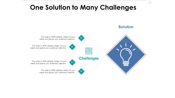 One Solution To Many Challenges Ppt PowerPoint Presentation File Design Ideas One Solution To Many Challenges Ppt PowerPoint Presentation File Design Ideas