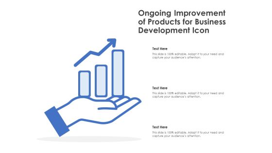 Ongoing Improvement Of Products For Business Development Icon Ppt PowerPoint Presentation File Background PDF Ongoing Improvement Of Products For Business Development Icon Ppt PowerPoint Presentation File Background PDF