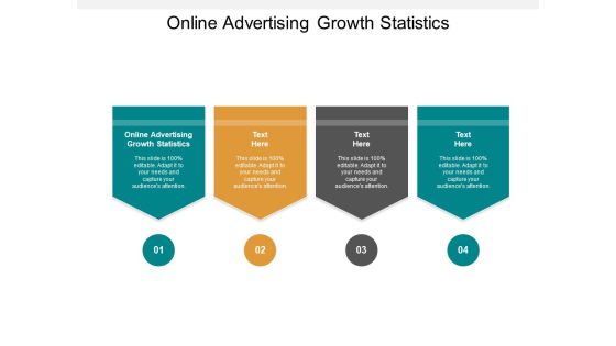 Online Advertising Growth Statistics Ppt PowerPoint Presentation Pictures Design Templates Cpb