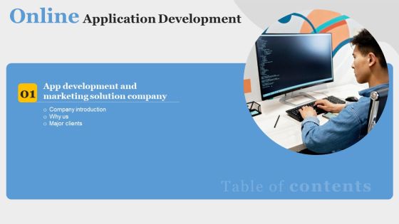 Online Application Development Table Of Contents Sample PDF Online Application Development Table Of Contents Sample PDF