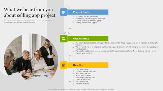 Online Application Development What We Hear From You About Selling App Project Formats PDF Online Application Development What We Hear From You About Selling App Project Formats PDF