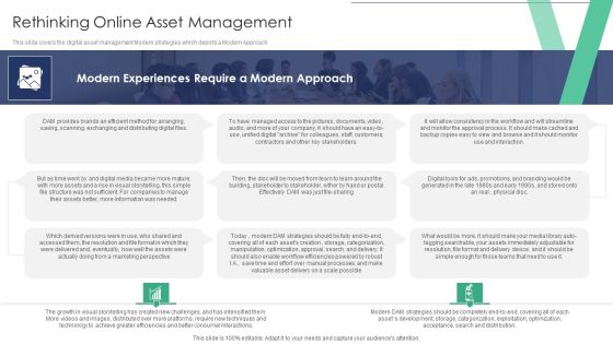 Online Asset Management Rethinking Online Asset Management Infographics PDF Online Asset Management Rethinking Online Asset Management Infographics PDF