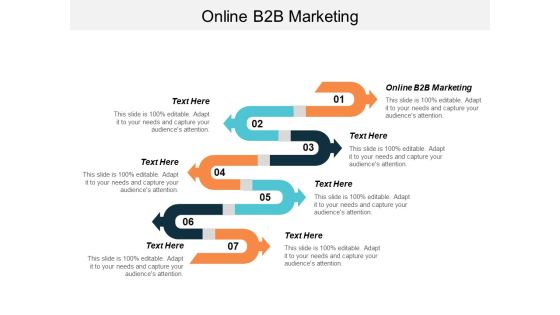 Online B2B Marketing Ppt PowerPoint Presentation Portfolio Themes Cpb