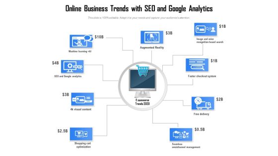 Online Business Trends With SEO And Google Analytics Ppt PowerPoint Presentation Summary Infographic Template PDF Online Business Trends With SEO And Google Analytics Ppt PowerPoint Presentation Summary Infographic Template PDF