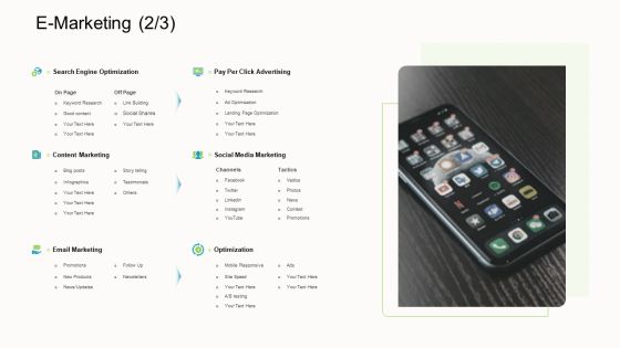 Online Corporate Approach E Marketing Story Ppt Layouts Images PDF