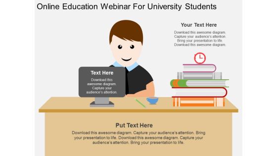 Online Education Webinar For University Students Powerpoint Template Online Education Webinar For University Students Powerpoint Template