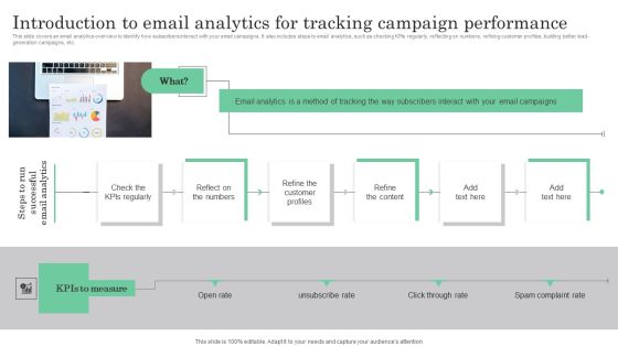Online Marketing Analytics To Enhance Business Growth Introduction To Email Analytics For Tracking Portrait PDF Online Marketing Analytics To Enhance Business Growth Introduction To Email Analytics For Tracking Portrait PDF