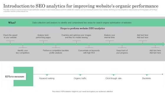Online Marketing Analytics To Enhance Business Growth Introduction To Seo Analytics For Improving Websites Ideas PDF Online Marketing Analytics To Enhance Business Growth Introduction To Seo Analytics For Improving Websites Ideas PDF