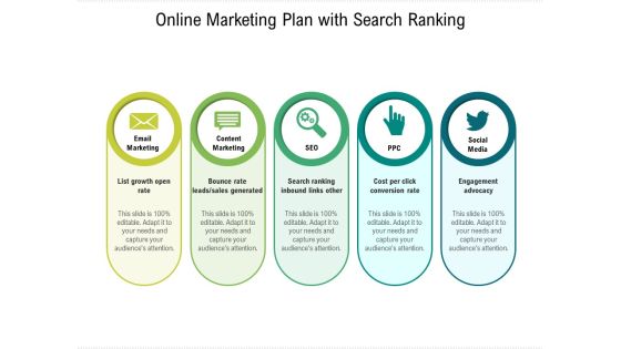 Online Marketing Plan With Search Ranking Ppt PowerPoint Presentation File Grid PDF Online Marketing Plan With Search Ranking Ppt PowerPoint Presentation File Grid PDF