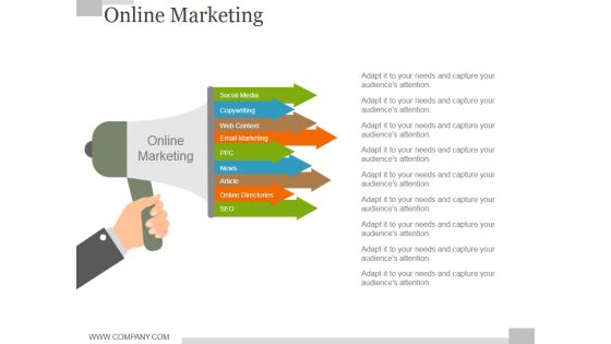 Online Marketing Ppt PowerPoint Presentation Model Graphics