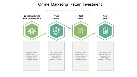 Online Marketing Return Investment Ppt PowerPoint Presentation Slides Example Cpb Pdf