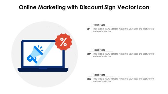 Online Marketing With Discount Sign Vector Icon Ppt Slides Professional PDF Online Marketing With Discount Sign Vector Icon Ppt Slides Professional PDF