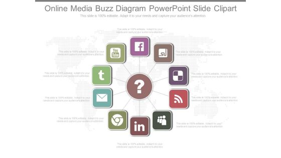 Online Media Buzz Diagram Powerpoint Slide Clipart Online Media Buzz Diagram Powerpoint Slide Clipart