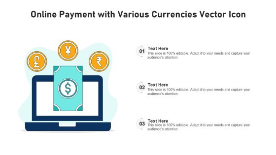 Online Payment With Various Currencies Vector Icon Ppt PowerPoint Presentation Gallery Ideas PDF Online Payment With Various Currencies Vector Icon Ppt PowerPoint Presentation Gallery Ideas PDF