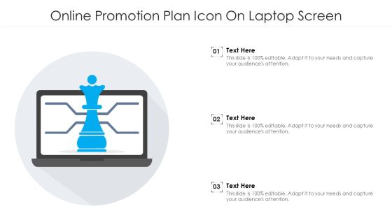 Online Promotion Plan Icon On Laptop Screen Ppt Inspiration Show PDF Online Promotion Plan Icon On Laptop Screen Ppt Inspiration Show PDF