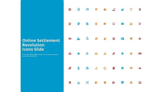 Online Settlement Revolution Icons Slide Microsoft PDF Online Settlement Revolution Icons Slide Microsoft PDF