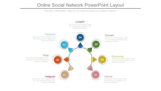 Online Social Network Powerpoint Layout Online Social Network Powerpoint Layout
