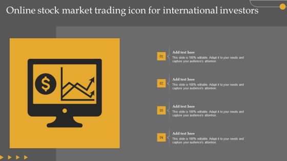Online Stock Market Trading Icon For International Investors Template PDF Online Stock Market Trading Icon For International Investors Template PDF