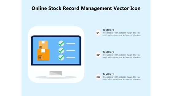 Online Stock Record Management Vector Icon Ppt PowerPoint Presentation Model Tips PDF Online Stock Record Management Vector Icon Ppt PowerPoint Presentation Model Tips PDF