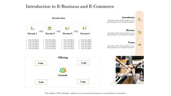 Online Trade Management System Introduction To E Business And E Commerce Ppt Ideas Vector PDF