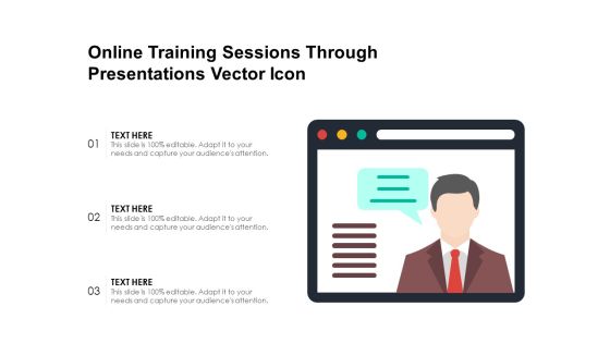 Online Training Sessions Through Presentations Vector Icon Ppt PowerPoint Presentation Infographics Introduction PDF Online Training Sessions Through Presentations Vector Icon Ppt PowerPoint Presentation Infographics Introduction PDF