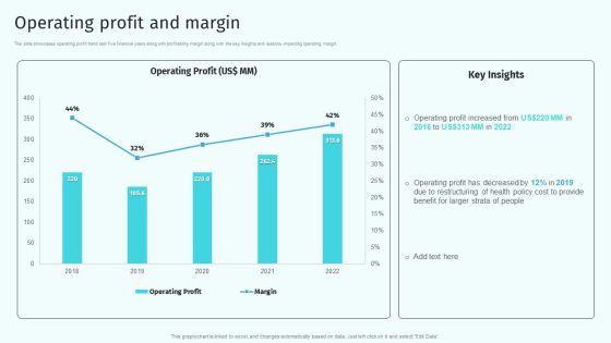 Operating Profit And Margin Health And Property Insurance Company Profile Portrait PDF Operating Profit And Margin Health And Property Insurance Company Profile Portrait PDF
