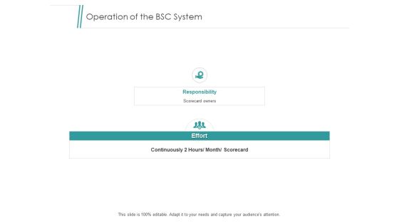 Operation Of The BSC System Ppt PowerPoint Presentation Icon Vector Operation Of The BSC System Ppt PowerPoint Presentation Icon Vector