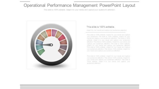 Operational Performance Management Powerpoint Layout Operational Performance Management Powerpoint Layout