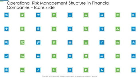 Operational Risk Management Structure In Financial Companies Icons Slide Diagrams PDF Operational Risk Management Structure In Financial Companies Icons Slide Diagrams PDF