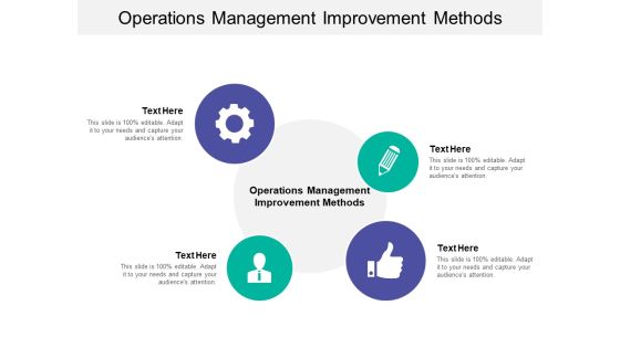 Operations Management Improvement Methods Ppt PowerPoint Presentation Styles Show Cpb Operations Management Improvement Methods Ppt PowerPoint Presentation Styles Show Cpb