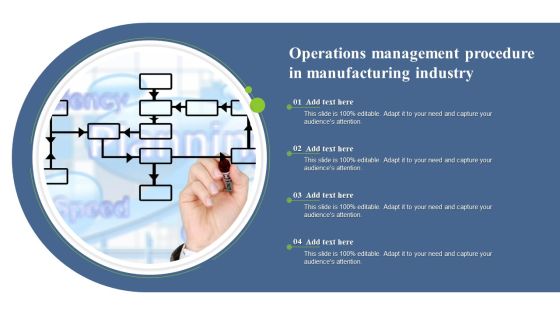 Operations Management Procedure In Manufacturing Industry Graphics PDF Operations Management Procedure In Manufacturing Industry Graphics PDF