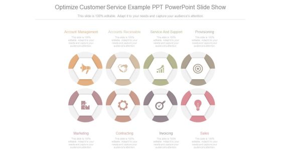 Optimize Customer Service Example Ppt Powerpoint Slide Show