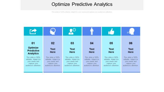 Optimize Predictive Analytics Ppt PowerPoint Presentation Icon Picture Cpb
