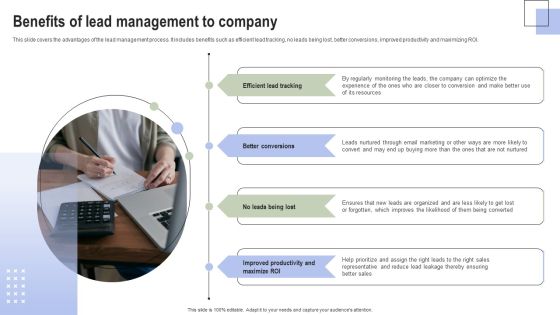 Optimizing Consumer Lead Nurturing Procedure Benefits Of Lead Management To Company Elements PDF Optimizing Consumer Lead Nurturing Procedure Benefits Of Lead Management To Company Elements PDF