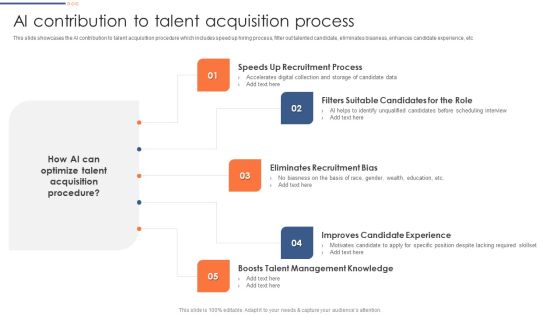 Optimizing Hiring Process AI Contribution To Talent Acquisition Process Elements PDF