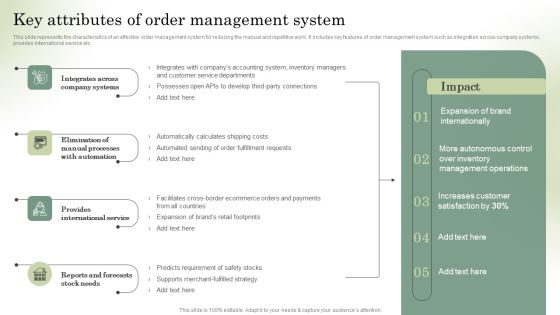 Optimizing Online Stores Key Attributes Of Order Management System Designs PDF Optimizing Online Stores Key Attributes Of Order Management System Designs PDF