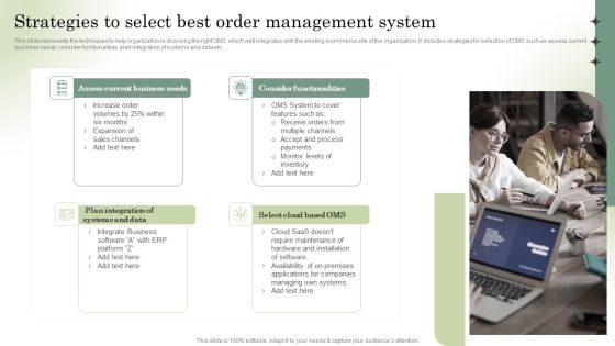 Optimizing Online Stores Strategies To Select Best Order Management System Elements PDF
