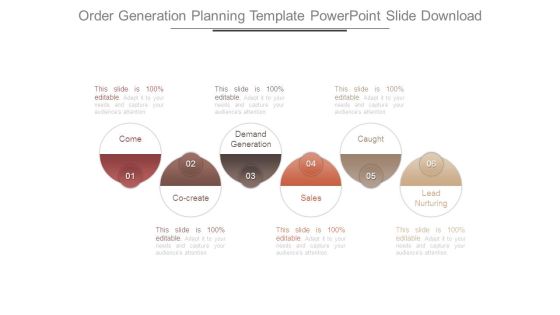Order Generation Planning Template Powerpoint Slide Download Order Generation Planning Template Powerpoint Slide Download