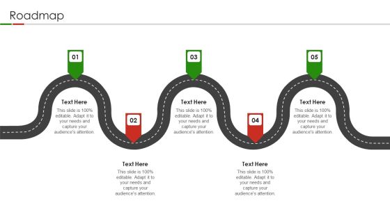 Organic Food Pitch Deck Roadmap Ppt Layouts Format Ideas PDF