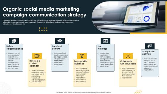 Organic Social Media Marketing Campaign Communication Strategy Diagrams PDF Organic Social Media Marketing Campaign Communication Strategy Diagrams PDF