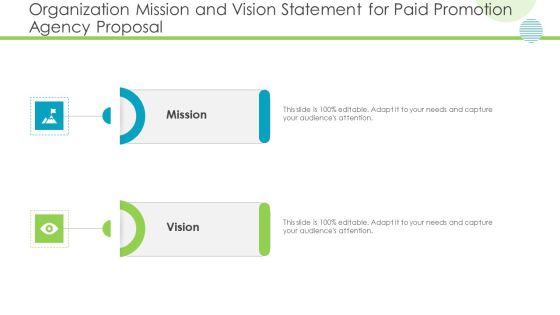 Organization Mission And Vision Statement For Paid Promotion Agency Proposal Structure PDF Organization Mission And Vision Statement For Paid Promotion Agency Proposal Structure PDF