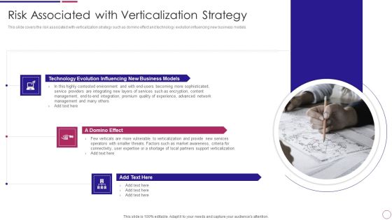 Organization Restructuring Risk Associated With Verticalization Strategy Ppt PowerPoint Presentation Icon Inspiration PDF