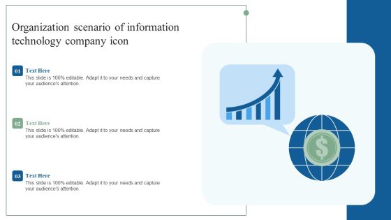 Organization Scenario Of Information Technology Company Icon Ppt File Guide PDF