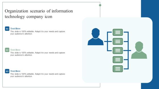 Organization Scenario Of Information Technology Company Icons Ppt Ideas Slides PDF