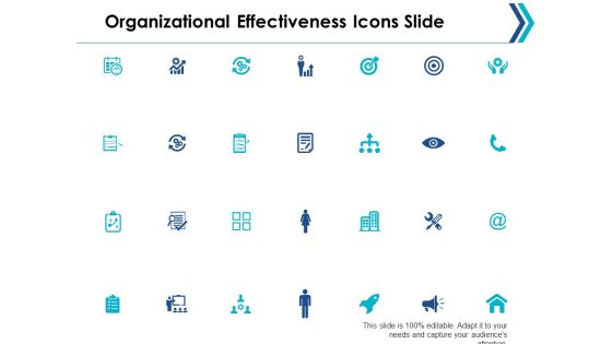 Organizational Effectiveness Icons Slide Ppt Powerpoint Presentation File Portrait