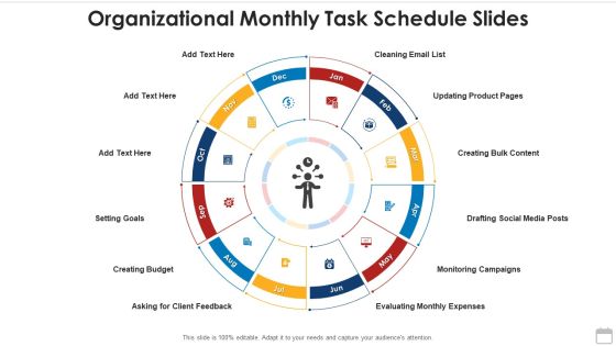 Organizational Monthly Task Schedule Slides Topics PDF Organizational Monthly Task Schedule Slides Topics PDF