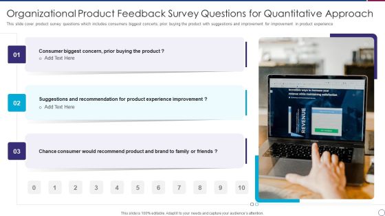 Organizational Product Feedback Survey Questions For Quantitative Approach Pictures PDF Organizational Product Feedback Survey Questions For Quantitative Approach Pictures PDF